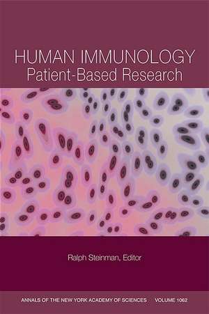 Human Immunology – Patient–Based Research de R Steinman