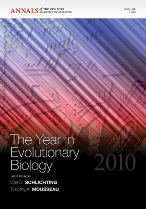 The Year in Evolutionary Biology 2010 de CD Schlichting