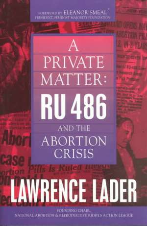 A Private Matter de Lawrence Lader