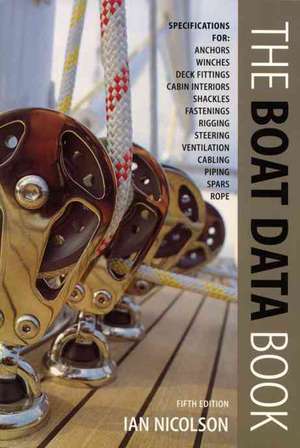 Boat Data Book de Ian Nicolson