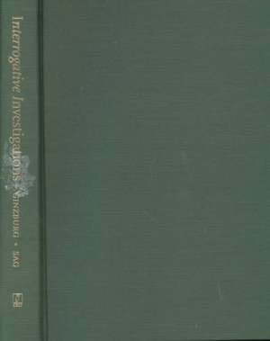 Interrogative Investigations: The Form, Meaning, and Use of English Interrogatives de Jonathan Ginzburg