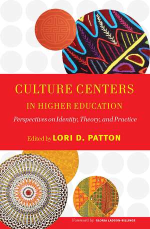 Culture Centers in Higher Education: Perspectives on Identity, Theory, and Practice de Lori D. Patton