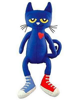 Jucărie de pluș Pete the Cat Doll: 71 cm de Eric Litwin