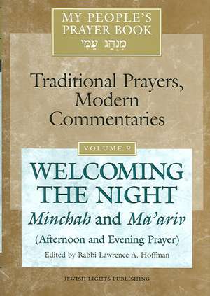 Welcoming the Night: Minchah and Ma'ariv (Afternoon and Evening Prayer) de Marc Brettler