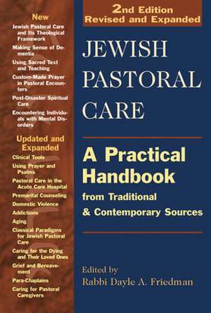 Jewish Pastoral Care de Dayle A. Friedman