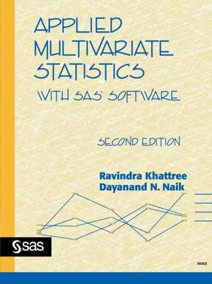 Applied Multivariate Statistics with SAS Software de Ravindra Khattree