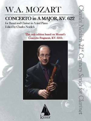 Clarinet Concerto, K. 622: Critical Urtext Edition Clarinet and Piano Reduction de Wolfgang Amadeus Mozart