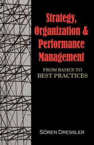 Strategy, Organizational Effectiveness and Performance Management de Soeren Dressler