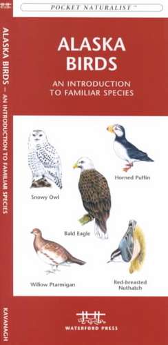 Alaska Birds: A Folding Pocket Guide to Familiar Species de James Kavanagh