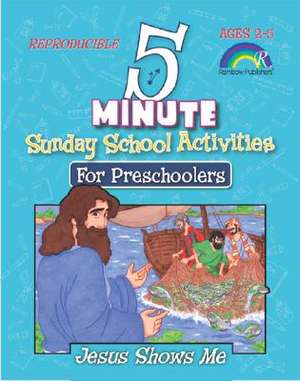 5 Minute Sunday School Activities: Preschoolers de Mary J. Davis