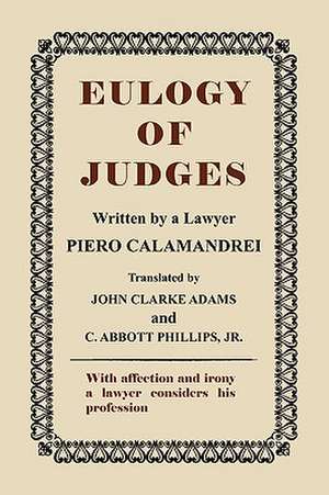 Eulogy of Judges de Piero Calamandrei