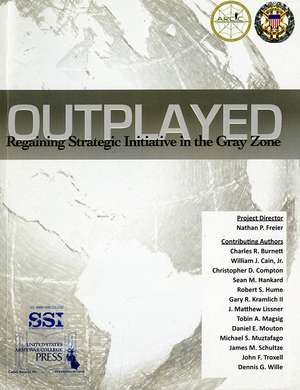 Outplayed: Regaining Strategic Initiative in the Gray Zone, A National Security Research Project: Regaining Strategic Initiative in the Gray Zone, A National Security Research Project de Strategic Studies Institute (U.S.)