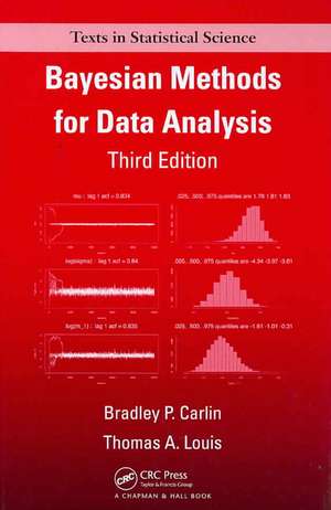 Bayesian Methods for Data Analysis de Bradley P. Carlin