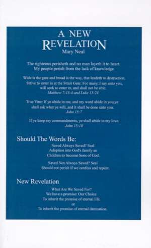 A New Revelation from God de Mary Neal