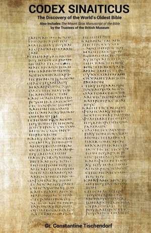 Codex Sinaiticus de Constantine Tischendorf