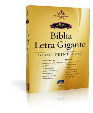 Giant Print Bible-Rvr 1960-50th Anniversary de American Bible Society