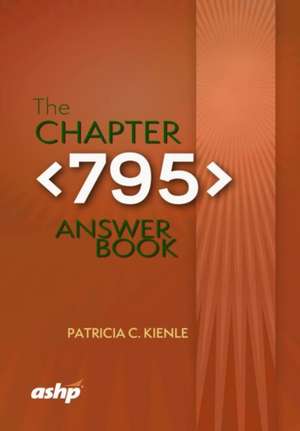 Chapter 795 Answer Book de Patricia C. Kienle