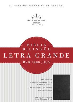 Biblia Bilingue Letra Grande-PR-Rvr 1960/KJV de Broadman & Holman Publishers