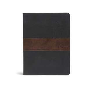 CSB Spurgeon Study Bible, Black/Brown Leathertouch(r) de Holman Bible Staff