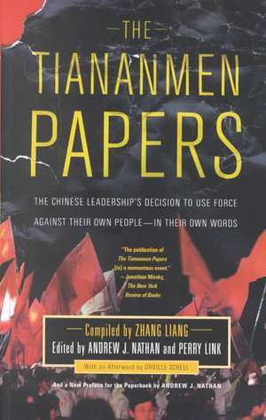 The Tiananmen Papers de Liang Zhang