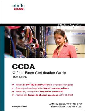 CCDA Official Exam Certification Guide (Exam 640-863) de Anthony Bruno