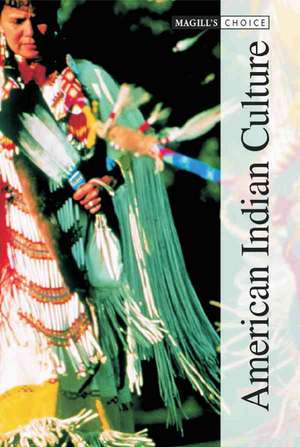 American Indian Culture de Carole A. Barrett