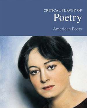 Critical Survey of Poetry: Print Purchase Includes Free Online Access de Rosemary M. Canfield Reisman