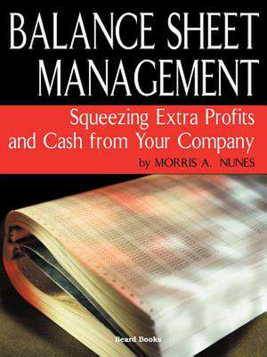 Balance Sheet Management de Morris A. Nunes