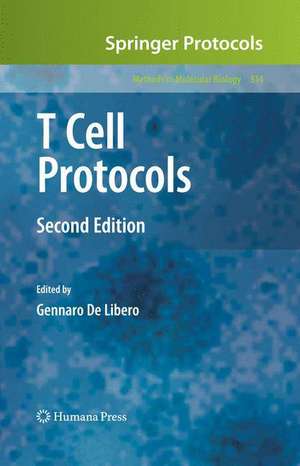 T Cell Protocols de Gennaro De Libero