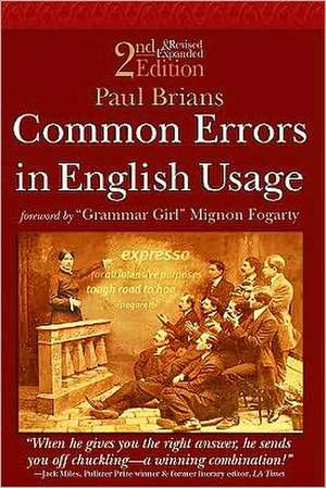 Common Errors in English Usage de Paul Brians