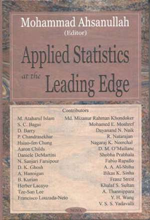 Applied Statistics at the Leading Edge de Mohammad Ahsanullah