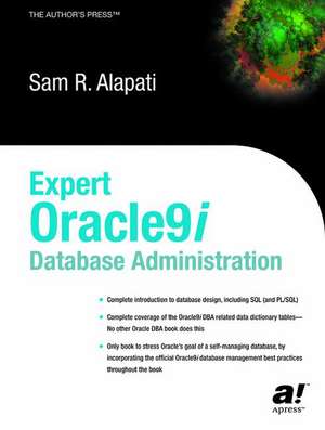 Expert Oracle9i Database Administration de Sam Alapati