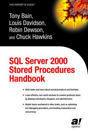 SQL Server 2000 Stored Procedures Handbook de Robin Dewson