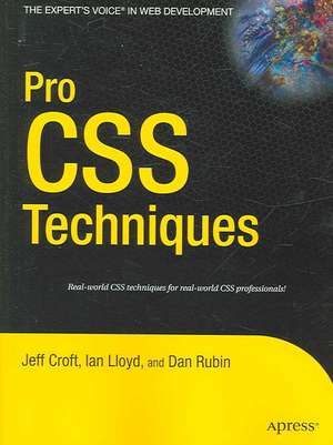 Pro CSS Techniques de Dan Rubin