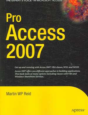 Pro Access 2007 de Martin Reid