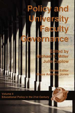 Policy and University Faculty Governance (PB) de Julie Caplow