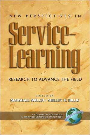 New Perspectives in Service-Learning de Shelley H. Billig