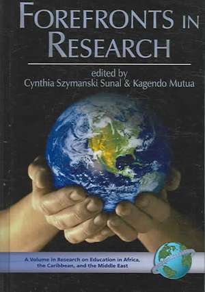 Forefronts in Research (Hc) de Kagendo Mutua