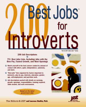 200 Best Jobs for Introverts de Laurence Shatkin