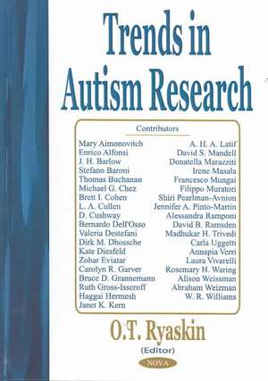 Trends in Autism Research de O. Y. Ryaskin