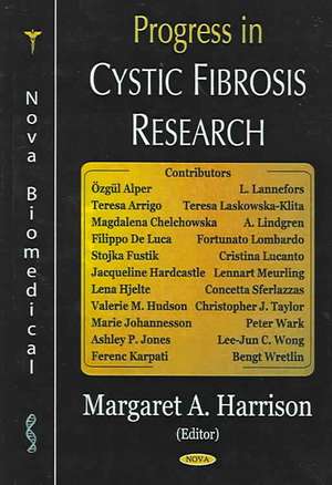 Progress in Cystic Fibrosis Research de Margaret A. Harrison