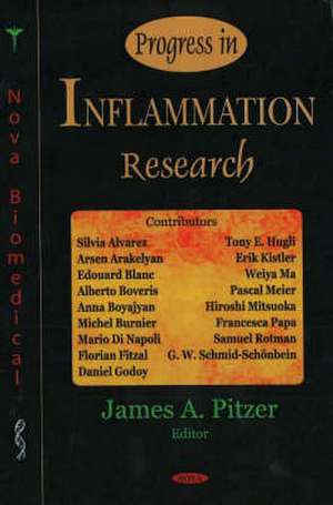 Progress in Inflammation Research de James A. Pitzer