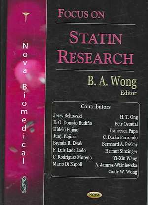 Focus on Statin Research de B.A. Wong