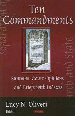 Ten Commandments de Lucy N. Oliveri