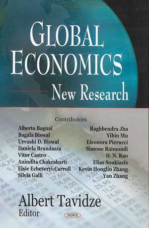 Global Economics: New Research de Albert Tavidze