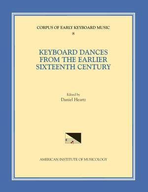 CEKM 8 Keyboard Dances from the Earlier Sixteenth Century, edited by Daniel Heartz de Daniel Heartz