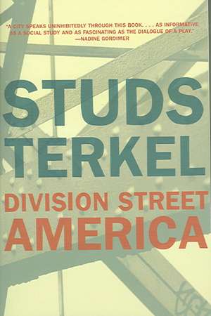 Division Street America de Studs Terkel