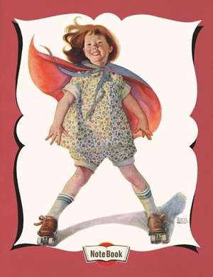 Hello Darling Roller Skating Girl Notebook de Frances Tipton Hunter