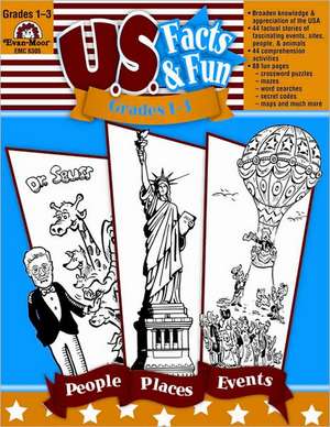 U.S. Facts & Fun, Grades 1-3 de Evan-Moor Educational Publishing