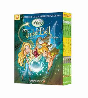 Disney Fairies Tinkerbell and the Fairies of Pixie Hollow 4 Volume Boxed Set de Paola Mulazzi